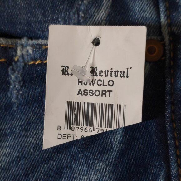Remix by Rock Revival Skinny Jeans in Blue - Size 26 - NWT - Picture 14 of 14
